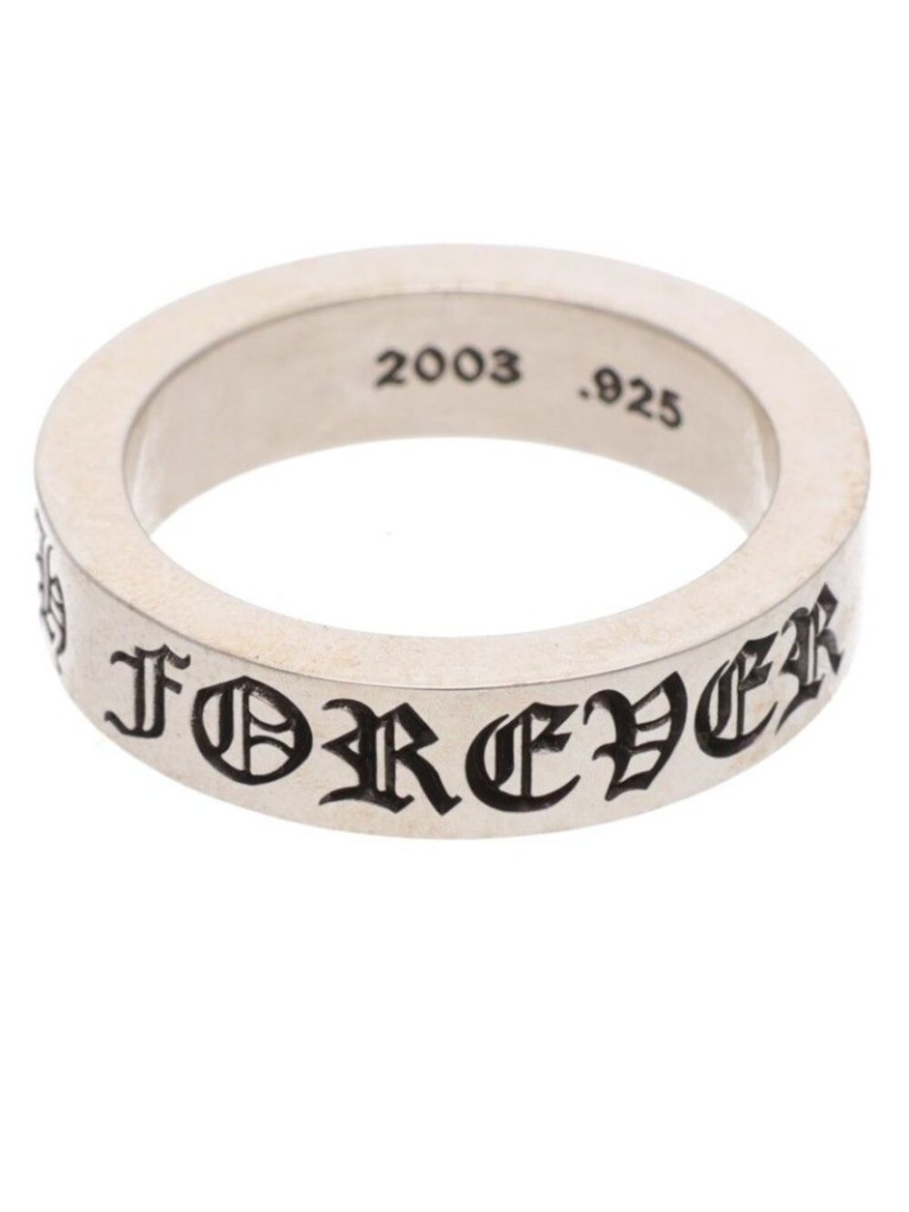 Chrome Hearts Spacer Forever Silver Ring